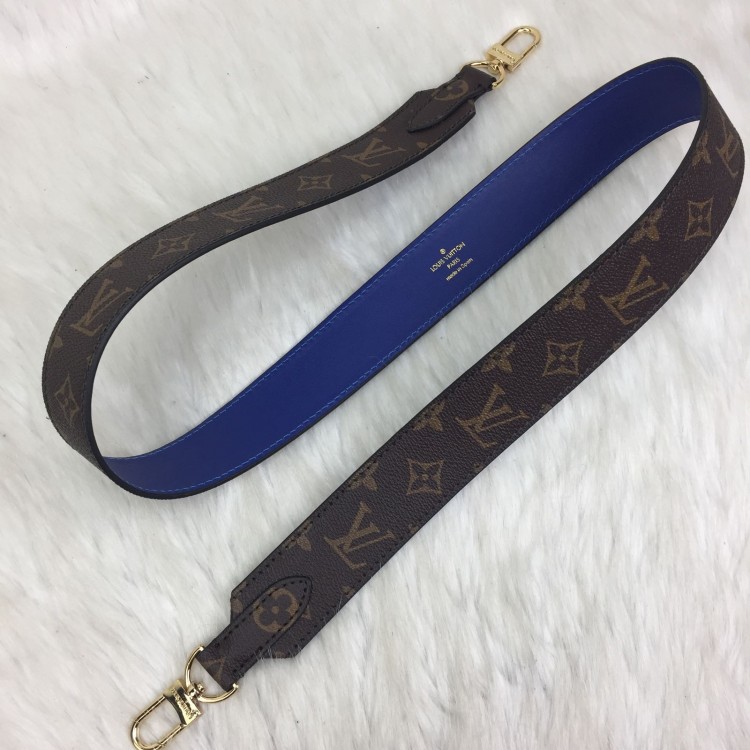 LOUİS VUİTTON BANDOULİERE MONOGRAM STRAP MAVİ